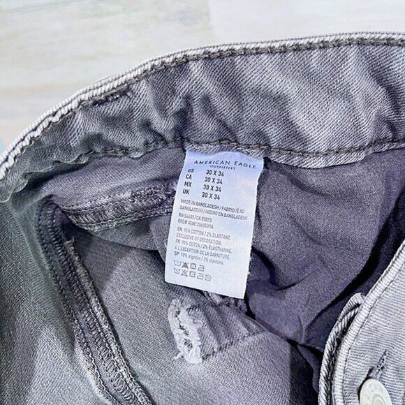 AMERICAN EAGLE Ne(x)t Level Flex Jeans Gray Mens 30x33 - Picture 7 of 7